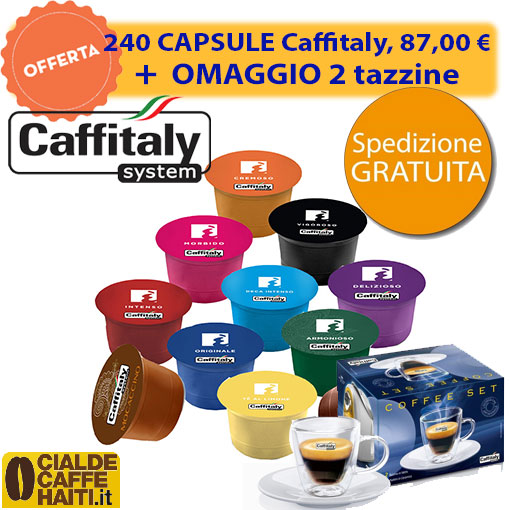 Offerta 240 capsule Caffitaly + OMAGGIO