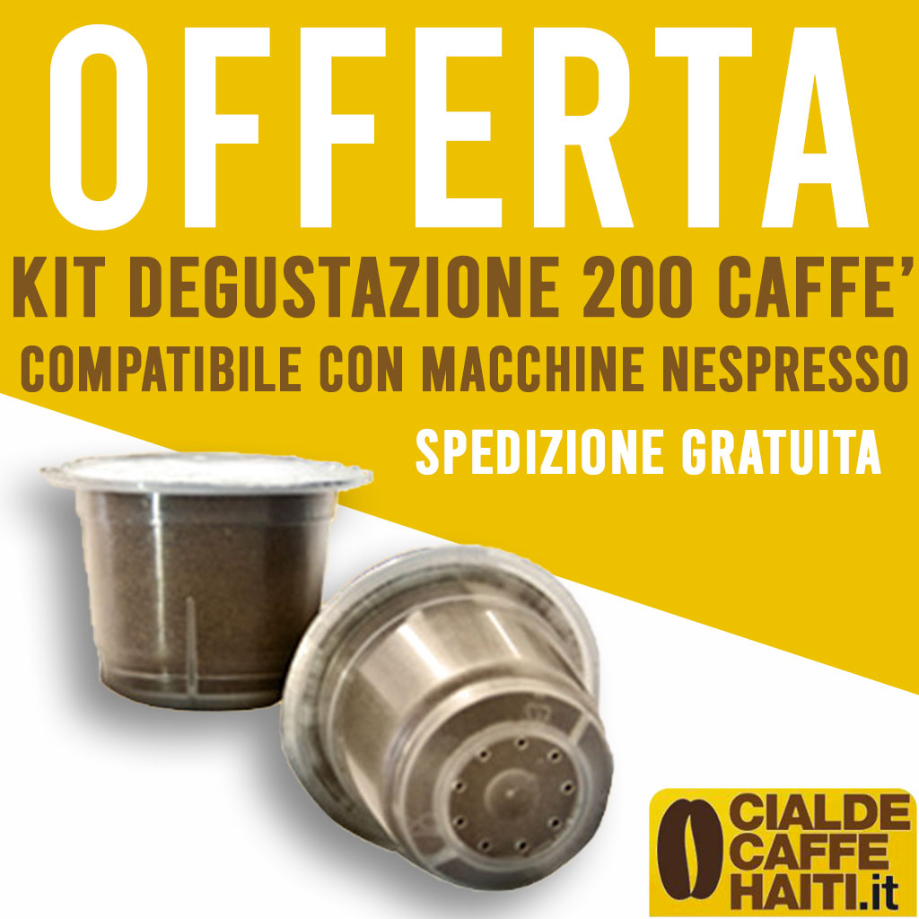 Kit Degustazione: 200 caffe compatibili per Nespresso assortiti