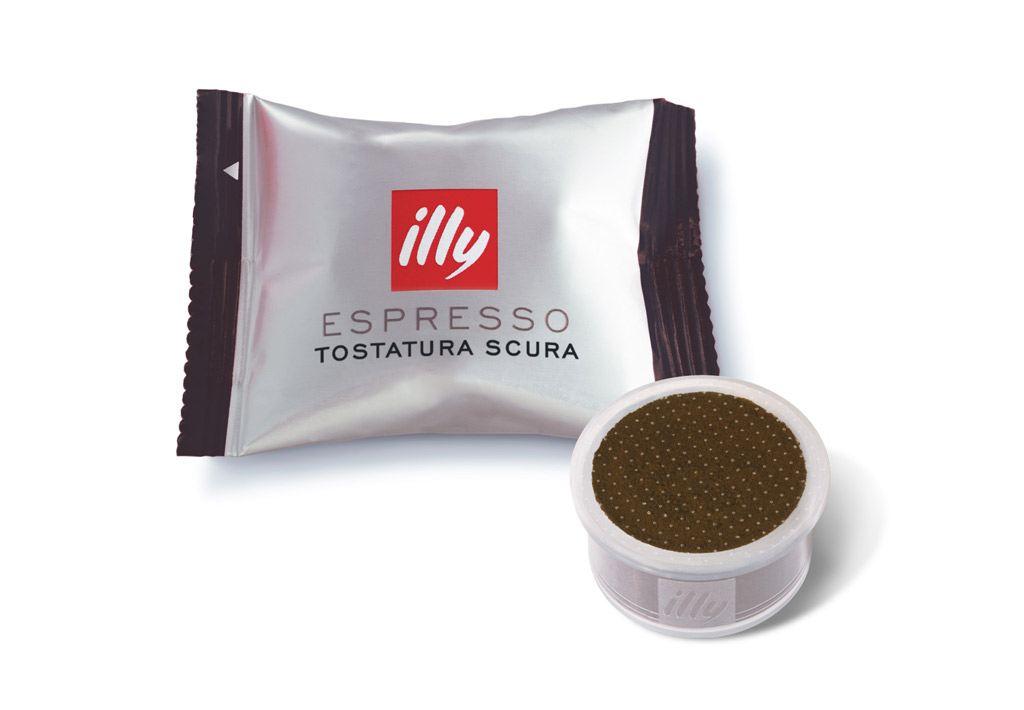 Capsule caffe Illy tostatura scura (100 pz)