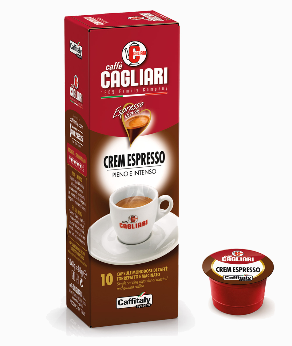 Capsule caffe Cagliari Crem Espresso