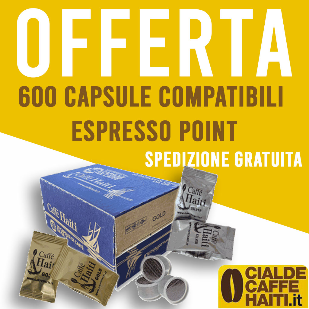 Offerta: 400 capsule compatibili Espresso Point