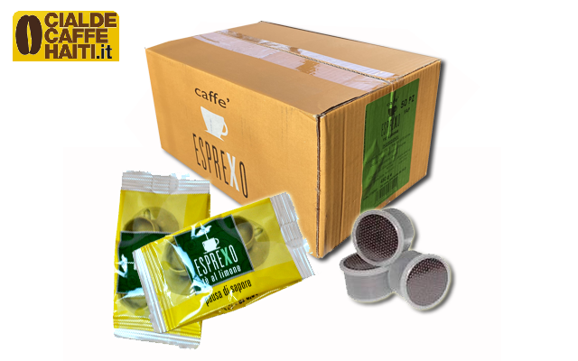 Espresso Point compatible capsules of lemon tea