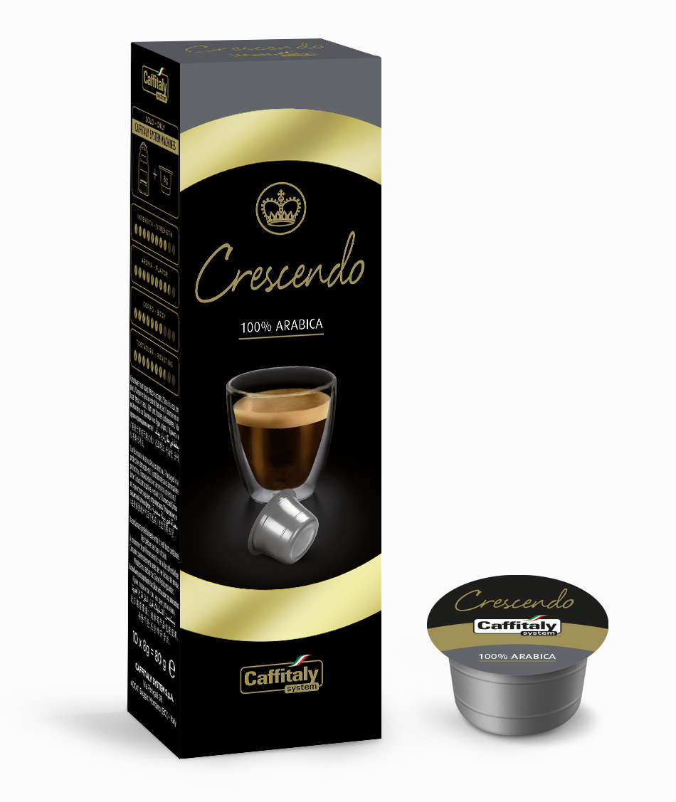 Capsule Caffitaly - Crescendo 100% Arabica