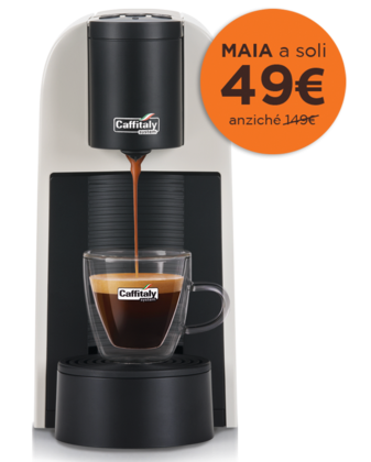 MAIA S33 NERO Caffitaly - PROMO LANCIO 2020