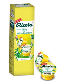 Capsule Caffitaly con tisana Ricola melissa limoncella